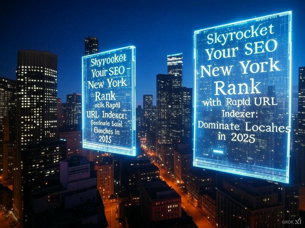 seo new york rank with rapid url indexer