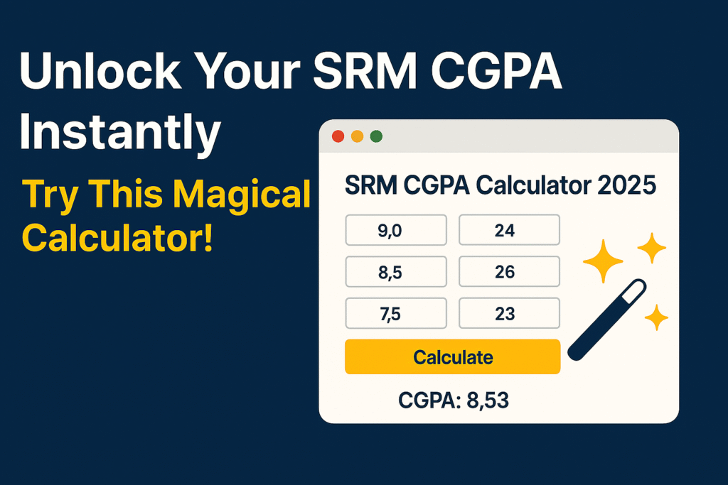 SRM CGPA Calculator