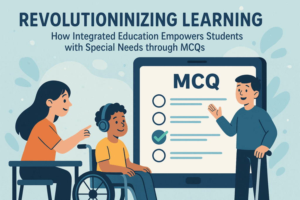 integrated education shifted students with special needs to mcq